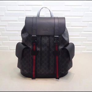 Gucci Backpack • Classic black/grey (AUTHENTIC)